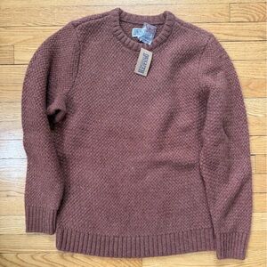 Duluth Trading Co Warm Brown Knit Sweater